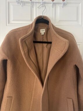 J. Crew Women's Camel Pea Coat in Camel